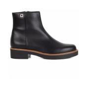 Baldinini Svarta Ankelboots Dammode Black, Dam