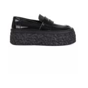 AGL Platform Loafers Black, Dam