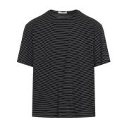 Lemaire Svart T-shirt för män Black, Herr