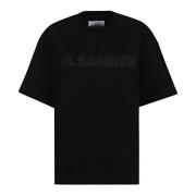 Jil Sander Svart T-shirt för kvinnor Black, Dam