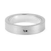 Le Gramme Bandring Tillverkad i Frankrike 7g Gray, Unisex