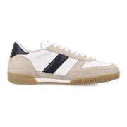 Tom Ford Svart Amber Sneakers Höj Stil Beige, Herr