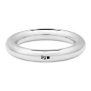 Le Gramme Elegant Guld Bandring 9g Gray, Unisex