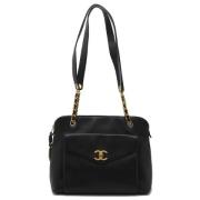 Chanel Vintage Pre-owned Laeder chanel-vskor Black, Dam