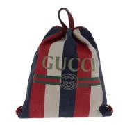 Gucci Vintage Pre-owned Canvas axelremsvskor Multicolor, Dam