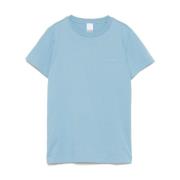 Pinko Blå Crew Neck T-shirts och Polos Blue, Dam