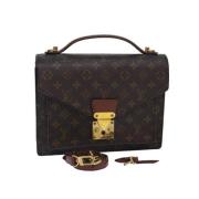 Louis Vuitton Vintage Pre-owned Canvas louis-vuitton-vskor Brown, Dam