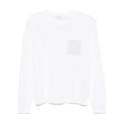 Peserico Vit Crew Neck Sweater White, Dam