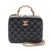 Chanel Vintage Pre-owned Tyg chanel-vskor Black, Dam