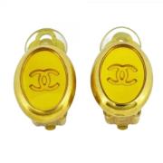 Chanel Vintage Pre-owned Metall chanel-smycken Yellow, Dam