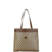 Gucci Vintage Pre-owned Canvas gucci-vskor Beige, Dam