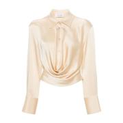 Blumarine Satinblus Beige, Dam