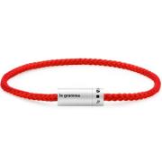 Le Gramme Rött NATO-kabelarmband 7g Red, Unisex