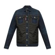 Dsquared2 Jacka med kombinerade material Black, Herr