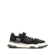 Mihara Yasuhiro Svart canvas sneaker med touch-strap Black, Herr