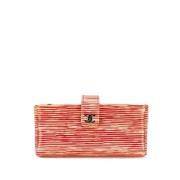 Chanel Vintage Pre-owned Laeder kuvertvskor Red, Dam