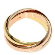 Cartier Vintage Pre-owned Vitt guld ringar Yellow, Dam