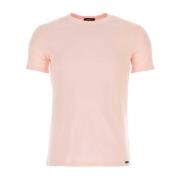 Tom Ford Pastellrosa Bomullsblandad T-shirt Pink, Herr