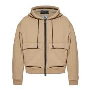 Dsquared2 Sweatshirt med logotyp Beige, Herr