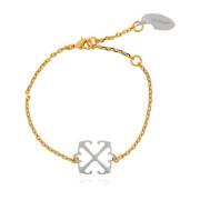 Off White Armband med logotyp Yellow, Dam