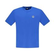 North Sails Blå Bomull Crew Neck T-Shirt Blue, Herr