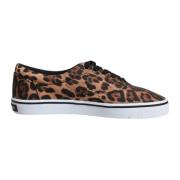 Dolce & Gabbana Leopardmönstrade Låga Sneakers Gummisula Brown, Herr