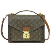 Louis Vuitton Vintage Pre-owned Canvas portfljer Brown, Dam