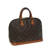 Louis Vuitton Vintage Pre-owned Canvas handvskor Brown, Dam