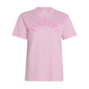 Patou Rosa Crew Neck Top Pink, Dam