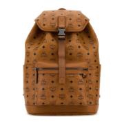 MCM Handväskor Brandenburg VI Ryggsäck Brown, Dam