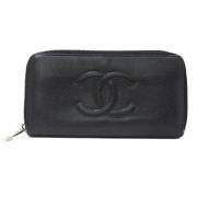 Chanel Vintage Pre-owned Laeder plnbcker Black, Dam