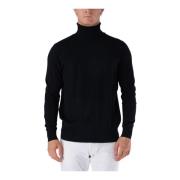 At.P.Co Turtle Neck Sweater Black, Herr