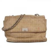 Chanel Vintage Pre-owned Mocka axelremsvskor Beige, Dam