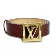 Louis Vuitton Vintage Pre-owned Laeder skrp Red, Dam