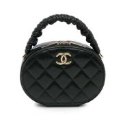 Chanel Vintage Pre-owned Laeder handvskor Black, Dam