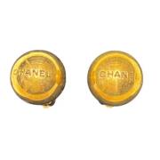 Chanel Vintage Pre-owned Roseguld rhngen Yellow, Dam