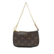 Louis Vuitton Vintage Pre-owned Canvas kuvertvskor Brown, Dam