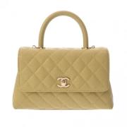 Chanel Vintage Pre-owned Laeder chanel-vskor Yellow, Dam