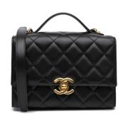 Chanel Vintage Pre-owned Laeder chanel-vskor Black, Dam