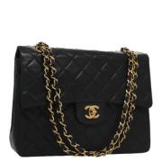 Chanel Vintage Pre-owned Laeder chanel-vskor Black, Dam