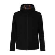 Suns Svart Softshelljacka med Fluorescerande Detaljer Black, Herr