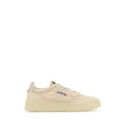 Autry Denim Medalist Sneakers i Elfenben Beige, Dam