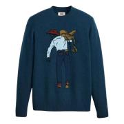 Levi's Sweatshirt Herr THE Original Housemark Blue, Herr