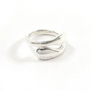 Chanel Vintage Pre-owned Metall ringar Gray, Dam