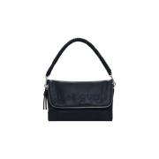 Desigual Svart Polyeten Handväska Vår/Sommar Kollektion Black, Dam