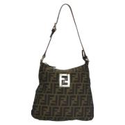 Fendi Vintage Pre-owned Canvas fendi-vskor Brown, Dam