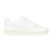 Nike Låg Court Vision Sneakers Cream White, Herr