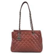 Chanel Vintage Pre-owned Laeder chanel-vskor Red, Dam