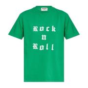 Zadig & Voltaire T-shirt med Edwin-tryck Green, Dam