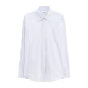 Filippa K Vit Pinstripad Bomullsskjorta White, Dam